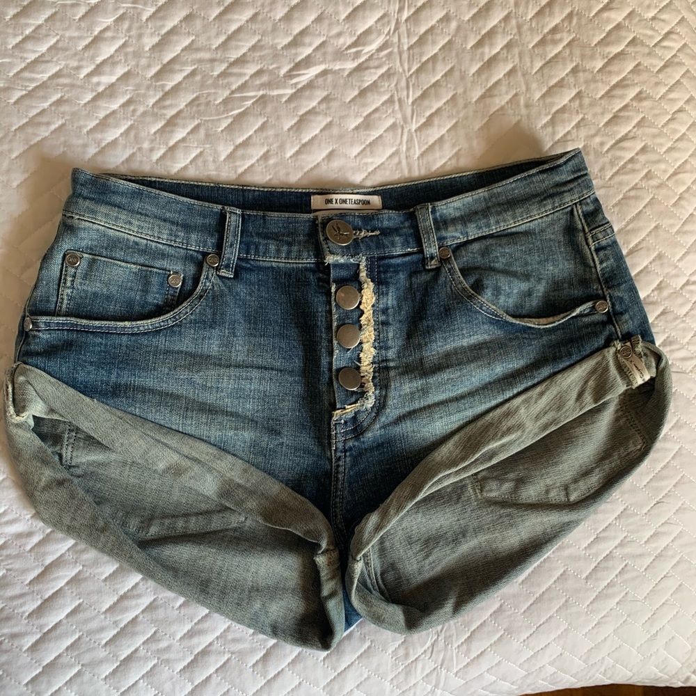ONE TEASPOON Bandit Denim Cutoffs